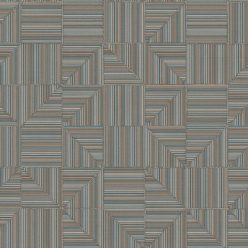   Adawall Omega vlies, vinyl anyagú barna, kék színű geometriai modern tapéta