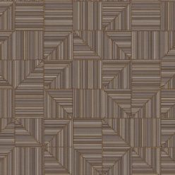   Adawall Omega vlies, vinyl anyagú barna, szürke színű geometriai modern tapéta