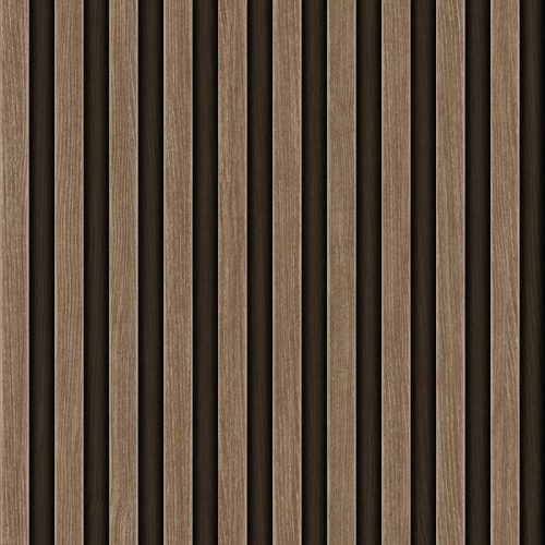 Adawall Omega vlies, vinyl anyagú barna, fekete színű csíkos modern tapéta