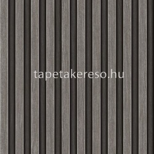 Adawall Omega vlies, vinyl anyagú szürke, fekete színű csíkos modern tapéta