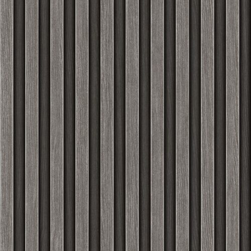 Adawall Omega vlies, vinyl anyagú szürke, fekete színű csíkos modern tapéta