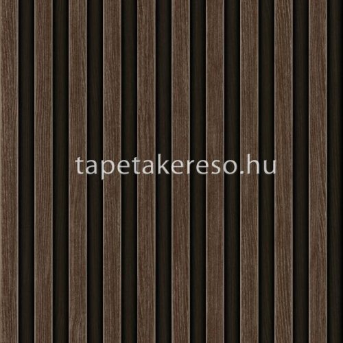 Adawall Omega vlies, vinyl anyagú barna, fekete színű csíkos modern tapéta