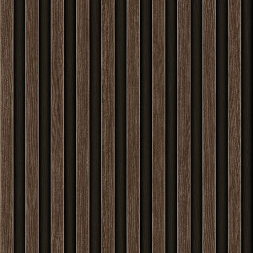 Adawall Omega vlies, vinyl anyagú barna, fekete színű csíkos modern tapéta