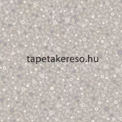   Midbec Sunnano vlies anyagú homok, fehér, szürke színű virágos romantikus tapéta