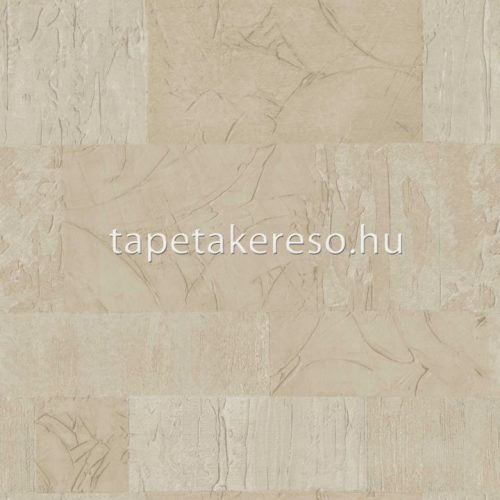 Cristiana Masi Textum vlies, vinyl anyagú barna színű kockás, geometriai, foltos modern tapéta