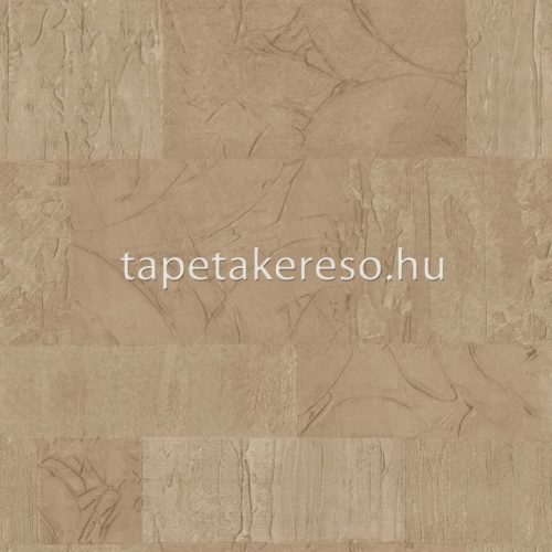 Cristiana Masi Textum vlies, vinyl anyagú barna színű kockás, geometriai, foltos modern tapéta
