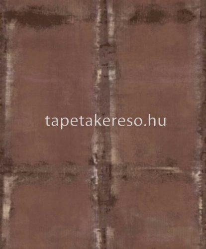 Cristiana Masi Textum vlies, vinyl anyagú mályva, barna színű kockás, geometriai, foltos modern tapéta