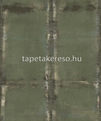 Cristiana Masi Textum vlies, vinyl anyagú zöld, szürke, csillámos színű kockás, geometriai, foltos modern tapéta