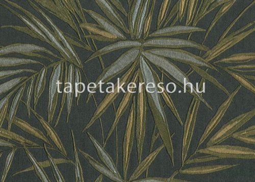 Sirpi Altagamma Evolution Best of vlies, vinyl anyagú fekete, barna, szürke színű leveles modern tapéta