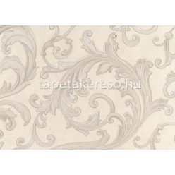   Sirpi Italian Silk 7 papír, vinyl anyagú beige, barna színű indamintás klasszikus tapéta