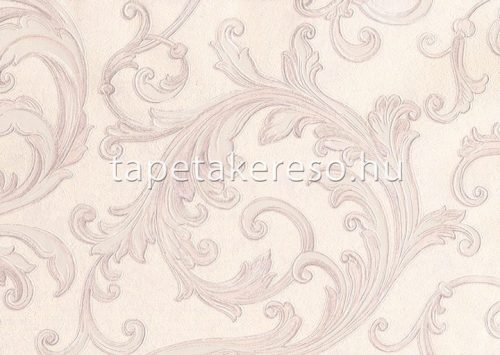 Sirpi Italian Silk 7 papír, vinyl anyagú beige, mályva színű indamintás klasszikus tapéta