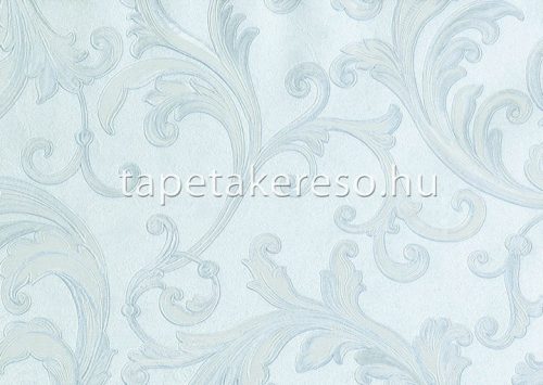 Sirpi Italian Silk 7 papír, vinyl anyagú kék színű indamintás klasszikus tapéta