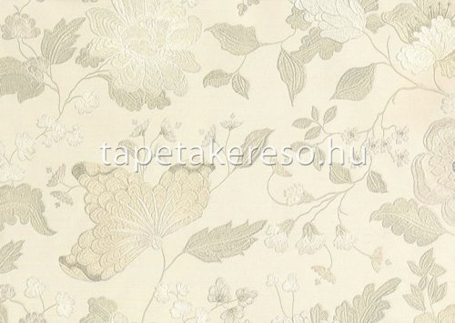 Sirpi Italian Silk 7 papír, vinyl anyagú keki színű virágos klasszikus tapéta