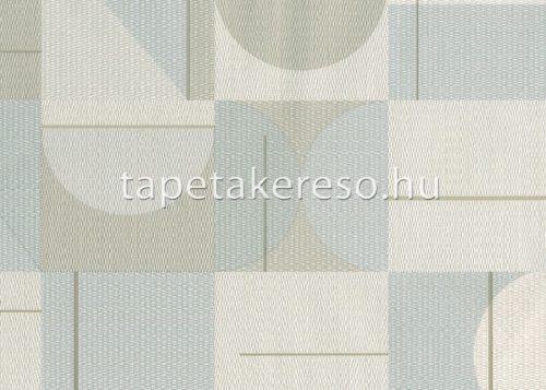 Sirpi Altagamma Home 3 vlies, vinyl anyagú beige, kék, barna színű geometriai modern tapéta