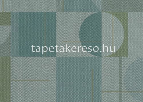 Sirpi Altagamma Home 3 vlies, vinyl anyagú zöld, barna színű geometriai modern tapéta