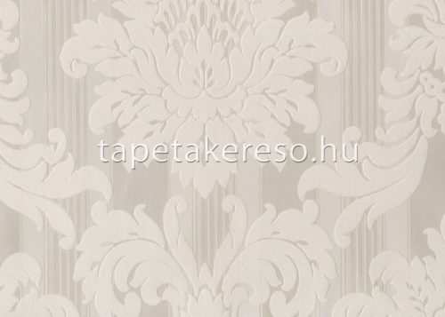Sirpi Italian Velour flock, papír, vinyl anyagú beige színű barokk modern tapéta