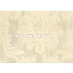   Sirpi Italian Velour flock, papír, vinyl anyagú beige színű barokk modern tapéta