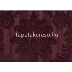   Sirpi Italian Velour flock, papír, vinyl anyagú bordó színű barokk modern tapéta