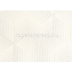   Sirpi Italian Velour flock, papír, vinyl anyagú törtfehér színű 3d modern tapéta