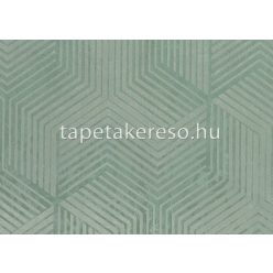   Sirpi Italian Velour flock, papír, vinyl anyagú zöld színű 3d modern tapéta
