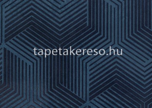 Sirpi Italian Velour flock, papír, vinyl anyagú kék színű 3d modern tapéta
