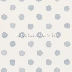   Rasch Kid's World vlies anyagú fehér, kék színű pöttyös gyerek tapéta