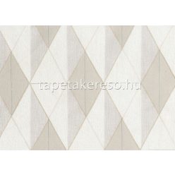  Sirpi Altagamma Tisse vlies, vinyl anyagú beige, szürke színű geometriai, szövethatású modern tapéta