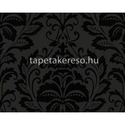   AS Creation Black is Beautiful vlies, habos anyagú fekete színű barokk modern tapéta
