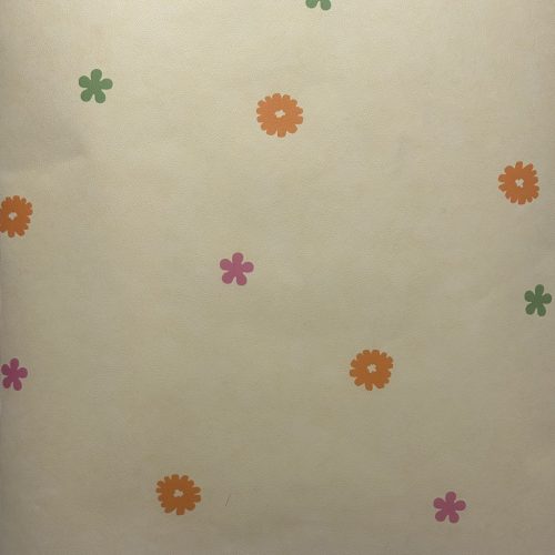 Rasch, papír, virágos, modern,  sárga, zöld, pink, narancssárga színű, világos 
