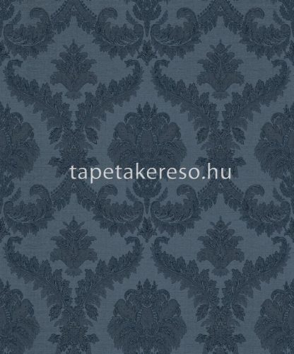 Zambaiti Parati Vintage 2021 vlies, vinyl anyagú kék, csillámos színű barokk klasszikus, vintage tapéta