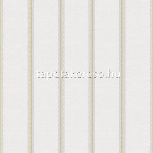 Zambaiti Parati Vintage 2021 vlies, vinyl anyagú beige, arany, szürke színű csíkos klasszikus, vintage tapéta