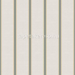   Zambaiti Parati Vintage 2021 vlies, vinyl anyagú beige, kék, keki színű csíkos klasszikus, vintage tapéta