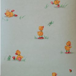   Rasch, papír, állatos, gyerek,  sárga, zöld színű, világos 