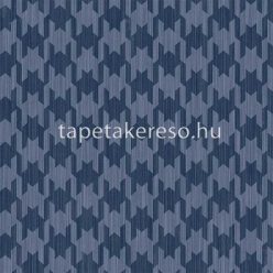   Cristiana Masi Thai vlies, vinyl anyagú kék színű tyúkláb, textilhatású modern, natural tapéta