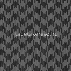   Cristiana Masi Thai vlies, vinyl anyagú szürke színű tyúkláb, textilhatású modern, natural tapéta