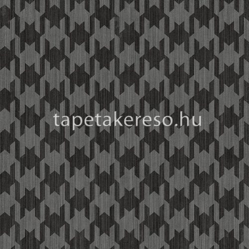 Cristiana Masi Thai vlies, vinyl anyagú szürke színű tyúkláb, textilhatású modern, natural tapéta