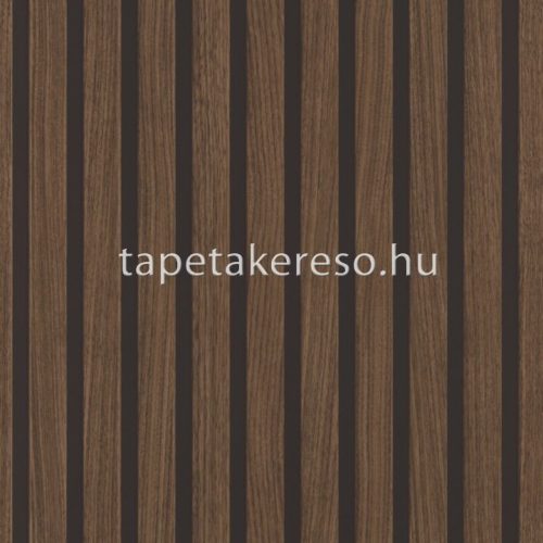 Rasch Selection Paper 2025 papír anyagú barna, fekete színű famintás, csíkos modern tapéta