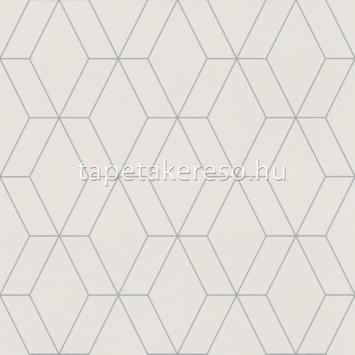 Rasch Selection Paper 2025 papír anyagú szürke, ezüst színű 3d, geometriai modern tapéta