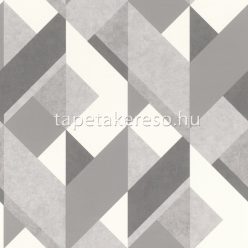   Rasch Selection Paper 2025 papír anyagú szürke, fekete, fehér színű geometriai modern tapéta