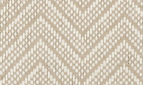 Arte Takara vlies anyagú beige, törtfehér színű chevron, szövethatású natural tapéta