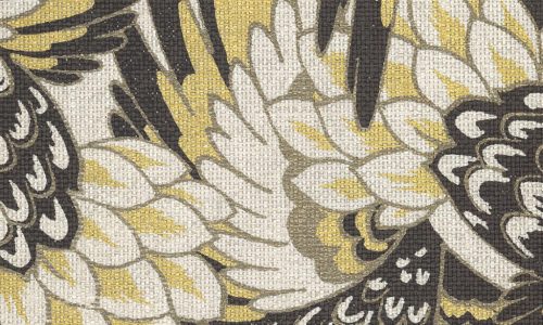 Arte Takara vlies anyagú törtfehér, szürke, arany színű madaras natural tapéta
