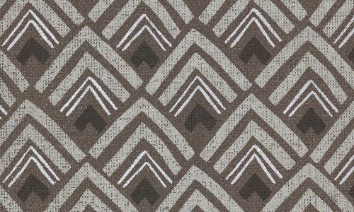 Arte Takara vlies anyagú barna, homok, fekete, gyöngyház, fehér színű art deco, geometriai, szövethatású natural tapéta