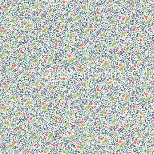 Rasch textil Petite Fleur 5 vlies anyagú fehér, kék, zöld, barack színű virágos romantikus tapéta