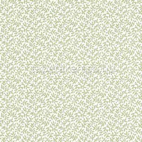 Rasch textil Petite Fleur 5 vlies anyagú fehér, zöld, kék színű növényes romantikus tapéta