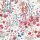 Rasch textil Petite Fleur 5 vlies anyagú fehér, kék, rózsaszín, zöld, piros színű virágos romantikus tapéta
