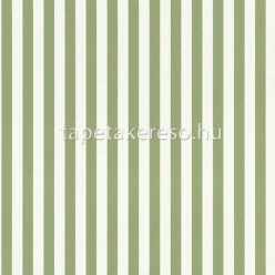   Rasch textil Petite Fleur 5 vlies anyagú fehér, zöld színű csíkos romantikus tapéta