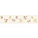 Rasch textil Petite Fleur 5 papír anyagú beige, pink, zöld, sárga színű gyümölcsös romantikus bordűr