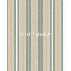  Eijffinger Pip Studio 5 vlies anyagú kék, beige, narancssárga színű csíkos, chevron romantikus tapéta