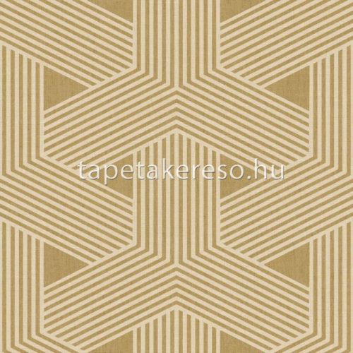 Cristiana Masi Energie vlies, vinyl anyagú beige, arany, csillámos színű geometriai, textilhatású modern tapéta