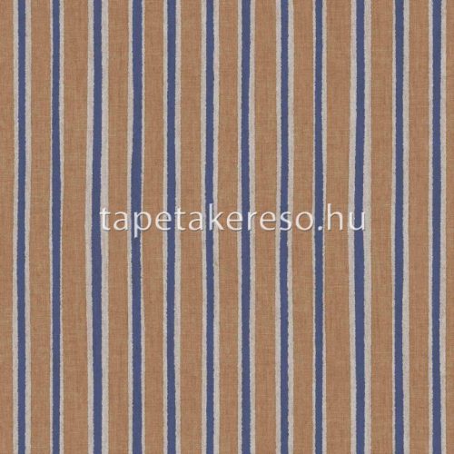 Cristiana Masi Energie vlies, vinyl anyagú kék, barna, csillámos színű csíkos, textilhatású modern tapéta